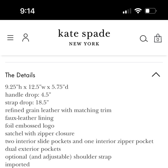 Kate Spade Margaux Large Satchel - Picture 12 of 12